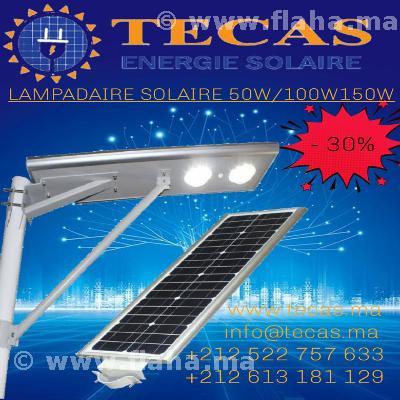 Lampadaire solaire 120w Maroc